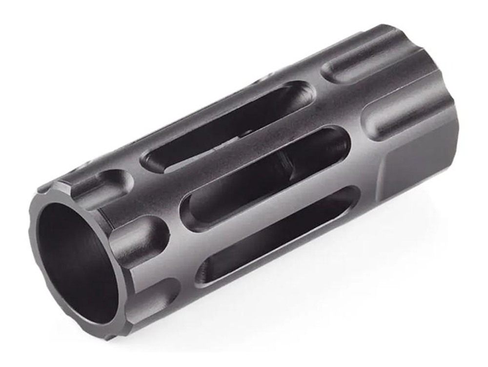 Wilson Combat TRQCOMP1/2X28 Q-Comp Muzzle Brake Black Melonite QPQ Steel wi view 2