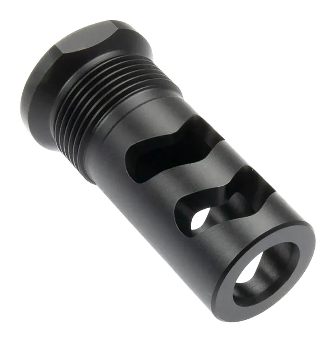 Wilson Combat SPRTMBFB458 Muzzle Brake Whisper 458 Cal 11/16inx24 Black Mel