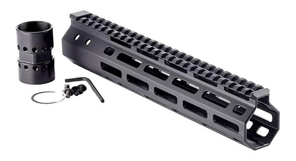 Wilson Combat TRMLOK10 M-LOK Rail AR-15 Black Hardcoat Anodized 6005A-T5 Al view 2