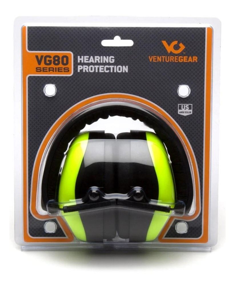 Pyramex VGPM8031C Venture Gear V80 Muff Foam 26 dB 32 Over the Head Orange view 3