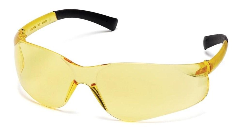 Pyramex Safety ZTek Glasses Amber with Lenses DP1000 Earplugs view 2
