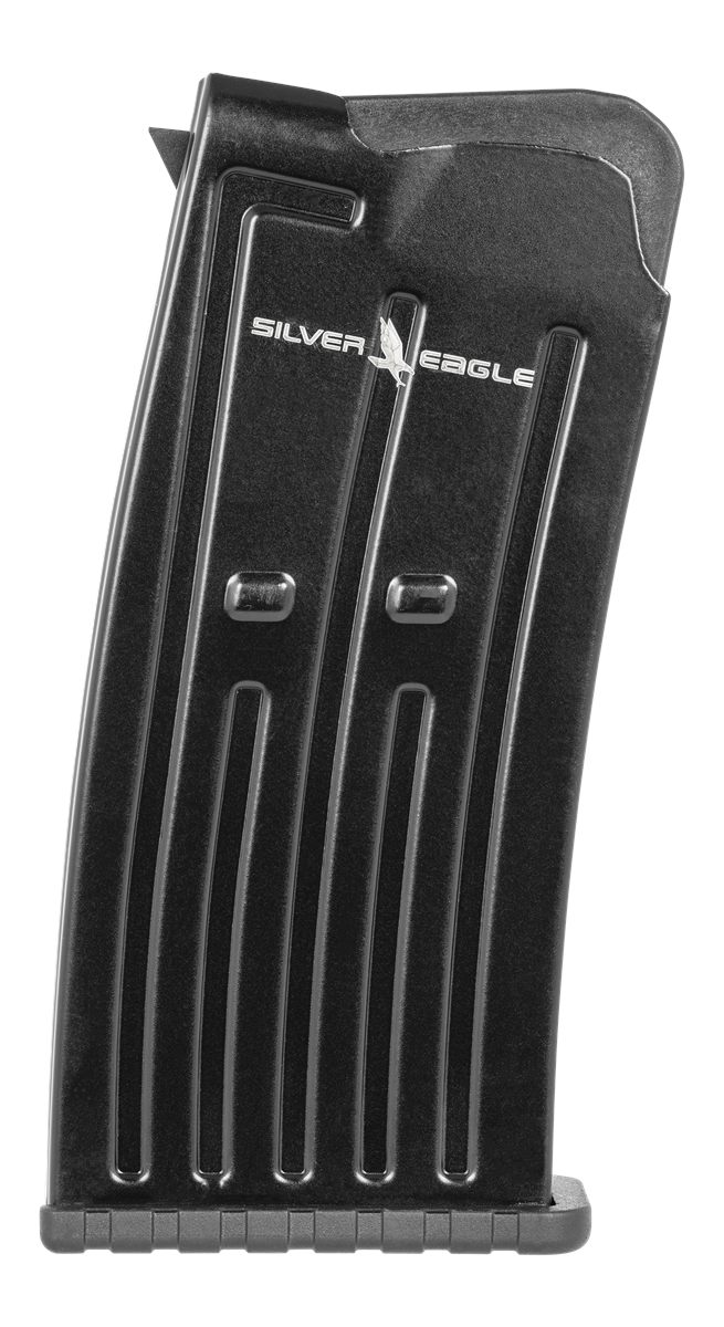 T R Imports Silver Eagle Arms MAG5TAC Tactical Black Detachable 5rd for 12