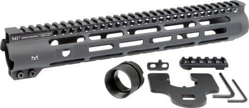 Midwest Industries MISLH12625 Slimline AR-15 Black Hardcoat Anodized Alumin view 2