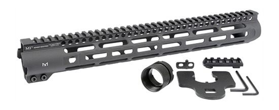 Midwest Industries MISLH15 Slimline AR-15 6061 Aluminum Black Hard Coat Ano view 2