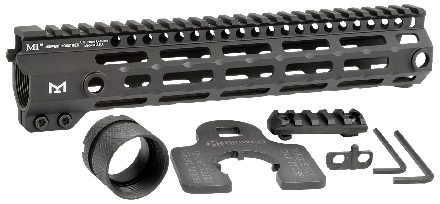 Midwest Industries MIG4M105 Tactical G4M Handguard Aluminum Black Anodized