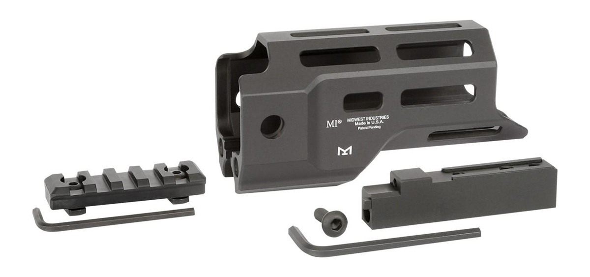 Midwest Industries Ruger Charger 4.875in M-LOK Handguard Black