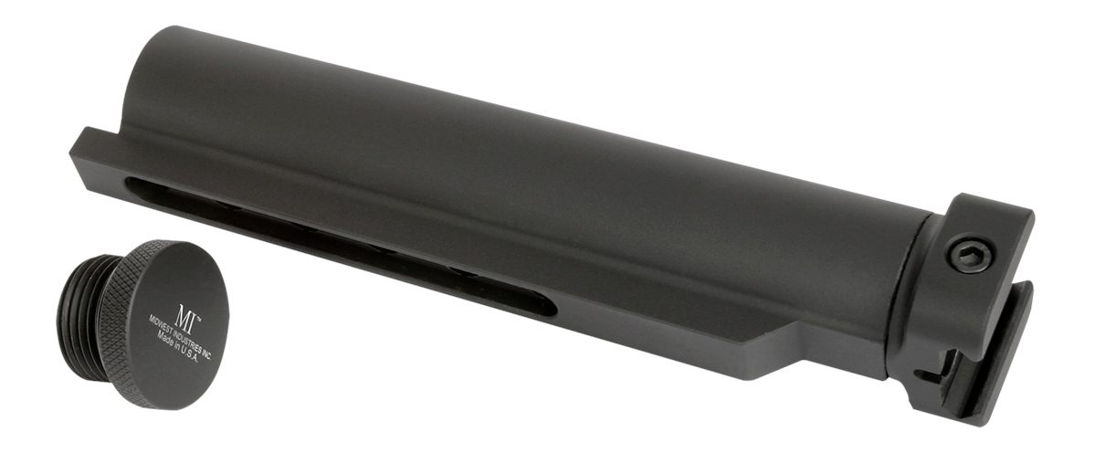Midwest Industries Mistap Stock Tube Adaptor Black Hardcoat Anodized Alumin