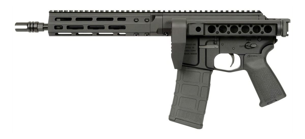 Midwest Industries Mistapsflws Buttstock with Folding Adaptor Black Steel M view 2