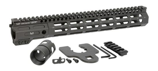 Midwest Industries MINF135 Night Fighter 13.50in M-LOK Black Hardcoat Anodi view 2