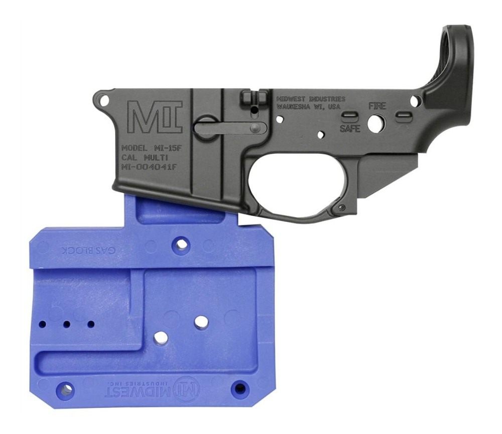 Midwest Industries MILRB Lower Receiver Block Blu Polymer for Mil-Spec AR-1 view 2