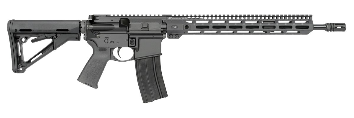 Midwest Industries MIFN16CRM14 Lightweight 223 Wylde 16in 30+1 Black Hard C