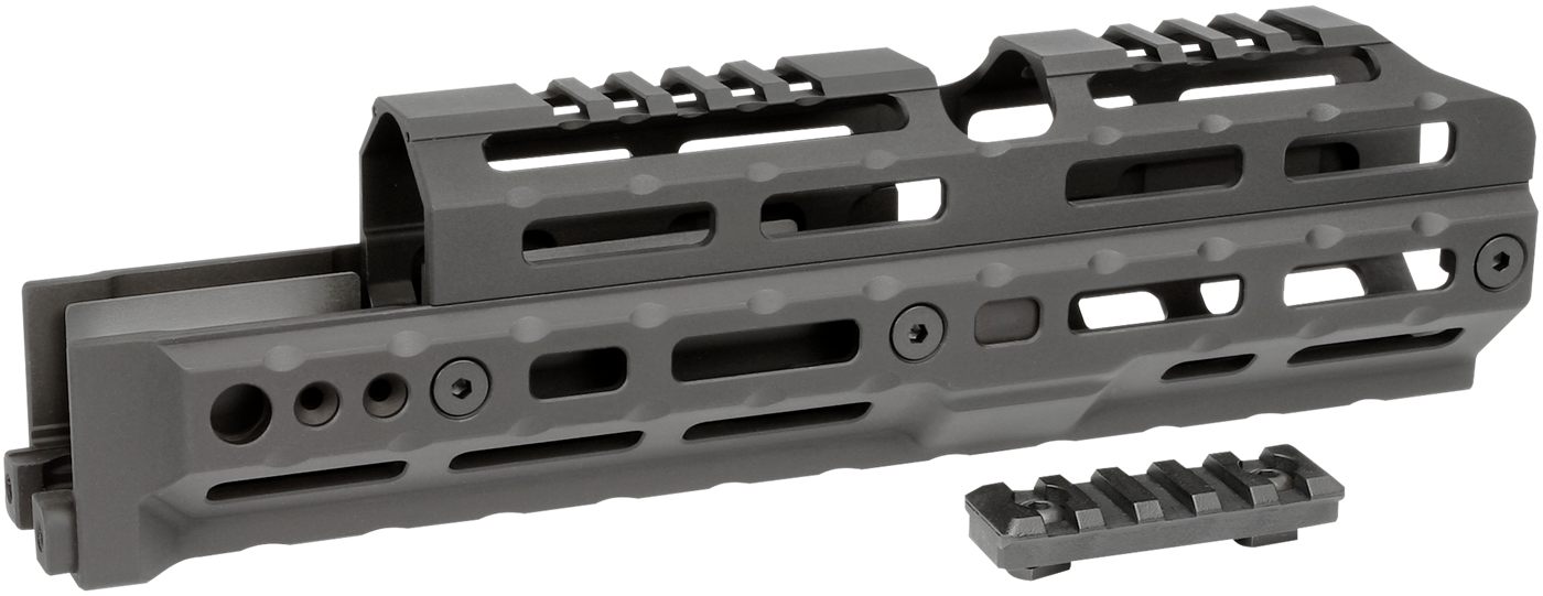 Midwest Industries MIAKALPHA100 Alpha Drop-in Aluminum Black Hardcoat Anodi