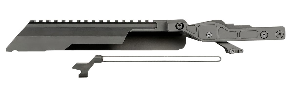 Midwest Industries Miakalphartc AK Alpha Series Railed Top Cover Black Anod