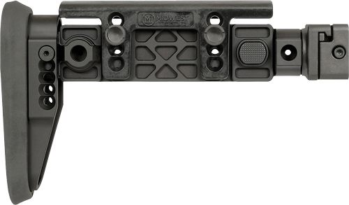 Midwest Industries Miakalphafs Alpha Folding Stock Black Synthetic Side wit view 6
