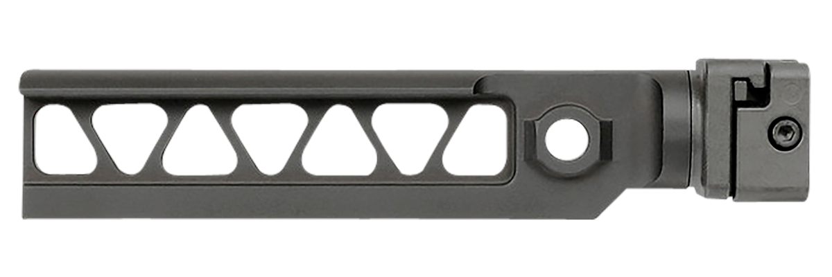 Midwest Industries MIALPHAM4BSF Alpha M4 Beam Black Steel Folding, Fits 191