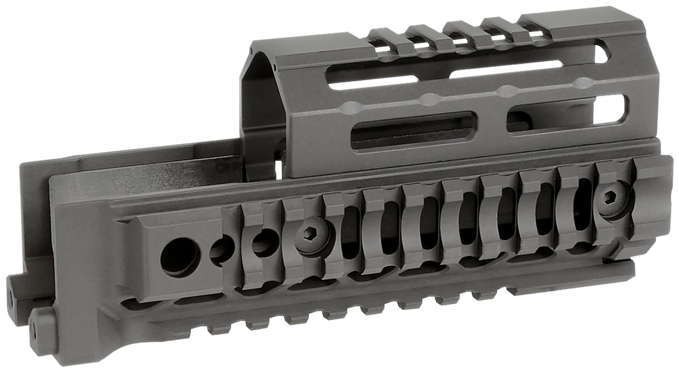 Midwest Industries MIAKALPHAQR6 AK Alpha Black 6061 Aluminum 6.00in Long
