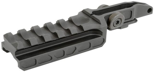 Midwest ALPHA Mini DOT Mount Picatinny Black