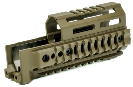 Midwest AK Alpha Series Quad Rail Handguard 6 Fde