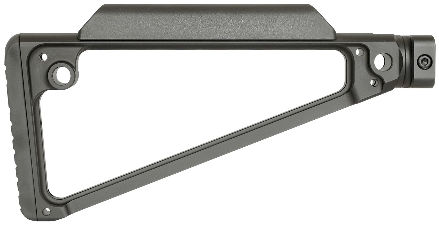Midwest Industries MITRIF Triangle Fixed Stock Black 6061 Aluminum view 2