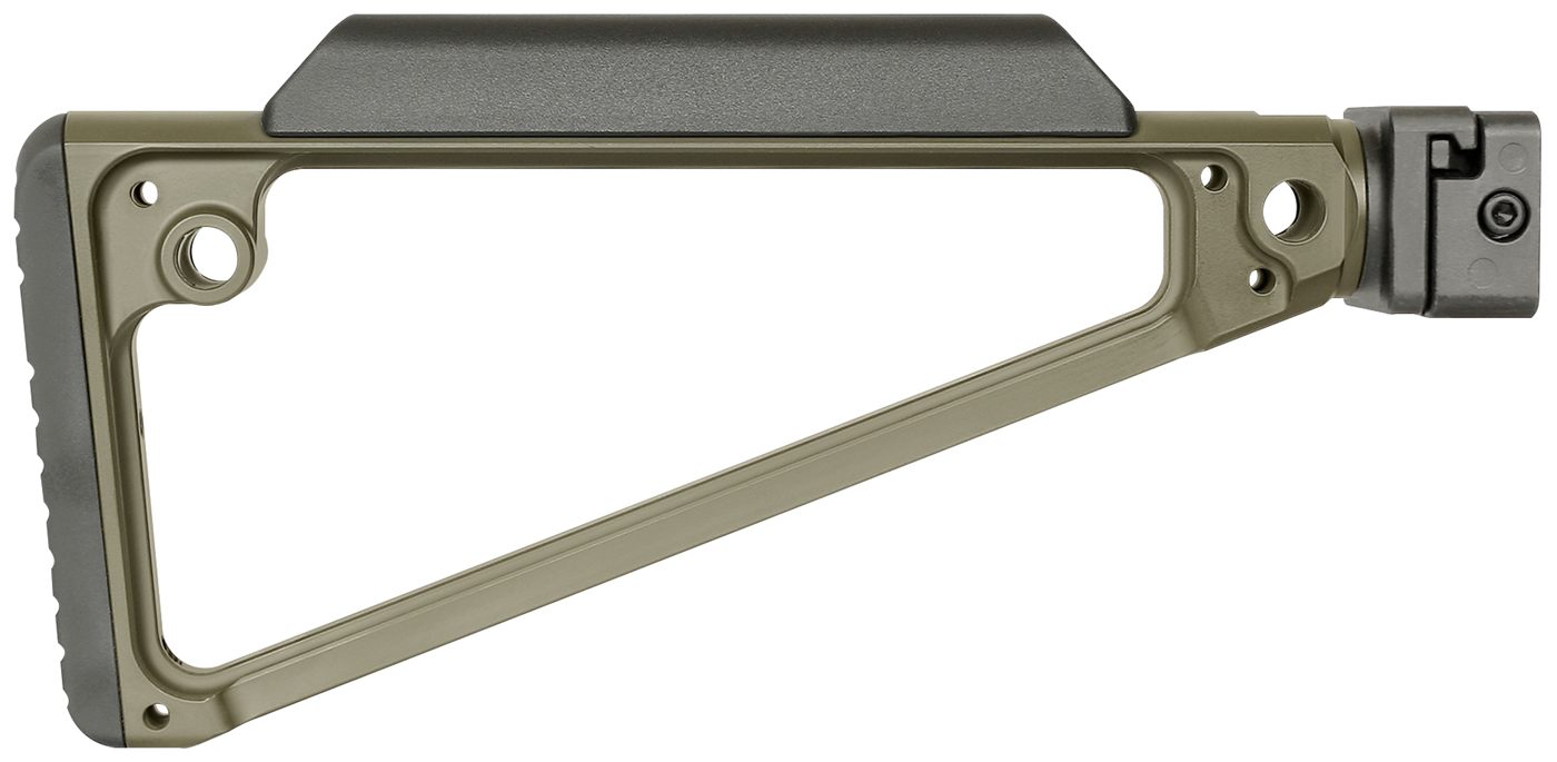 Midwest Industries MITRISFODG Triangle Side Folding Stock ODG 6061 Aluminum view 2