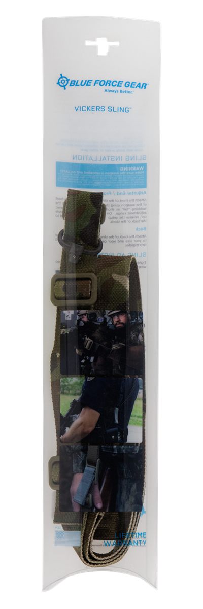 Blue Force Gear VCAS2TO1PB125AAMC Vickers 221 Multi-Cam Cordura One-Two Poi
