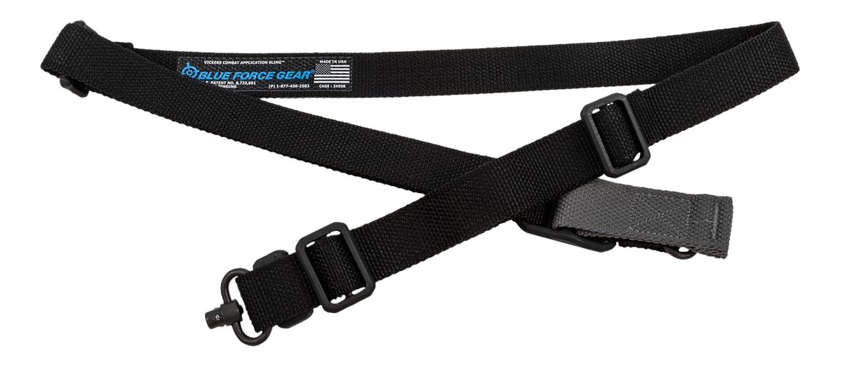 Blue Force Gear VCAS2TO1PB125AABK Vickers 221 Black Cordura One-Two Point A