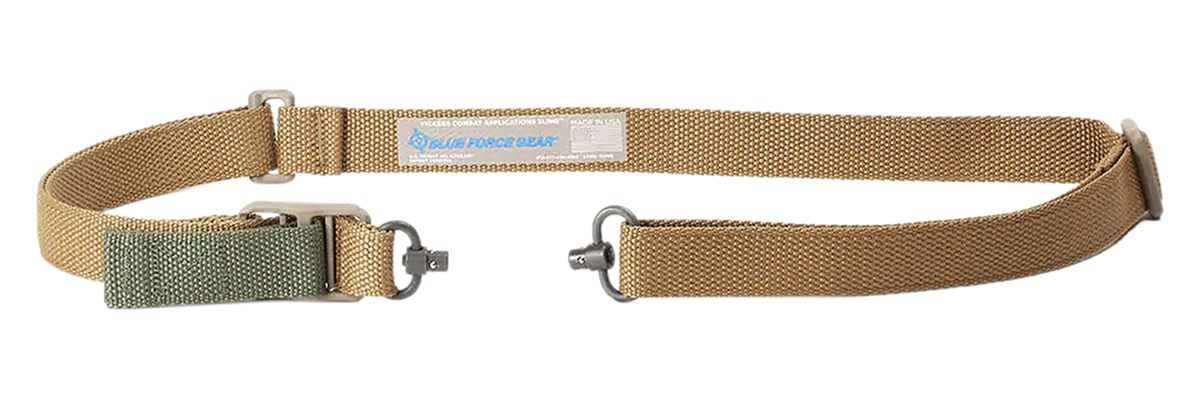 Blue Force Gear VCASPB100AACB Vickers Push Button Sling Coyote Brown Cordur