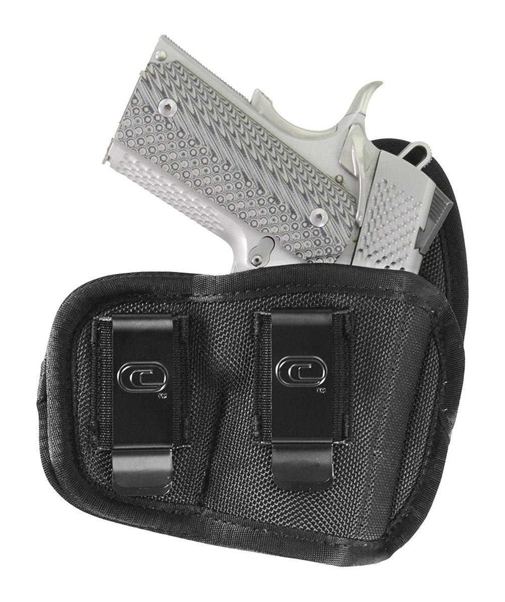 Crossfire Elite Vigor Dual Clip Inside Waist Band Holster, LH, Black, 01 Mi