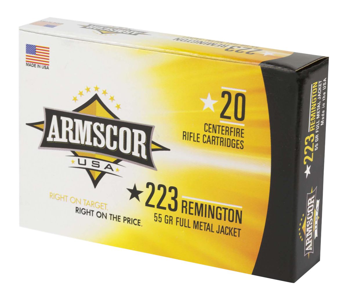 Armscor FAC2231N USA 223 Rem 55gr Full Metal Jacket 20 Per Box/50 Case