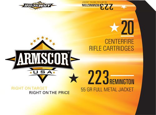 Armscor FAC2231N USA 223 Rem 55gr Full Metal Jacket 20 Per Box/50 Case view 2