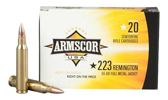 Armscor FAC2231N USA 223 Rem 55gr Full Metal Jacket 20 Per Box/50 Case view 3