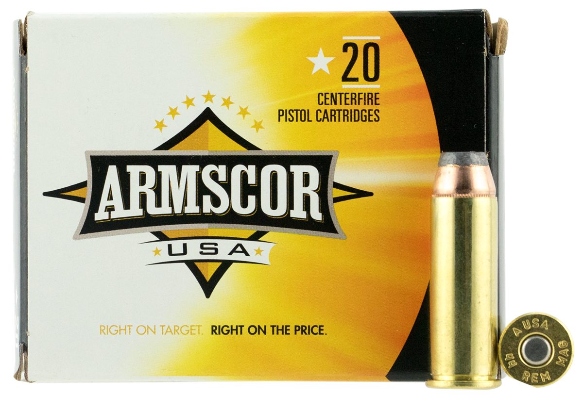 Armscor FAC44M2N USA 44 Rem Mag 240gr Jacketed Hollow Point 20 Per Box/25 C