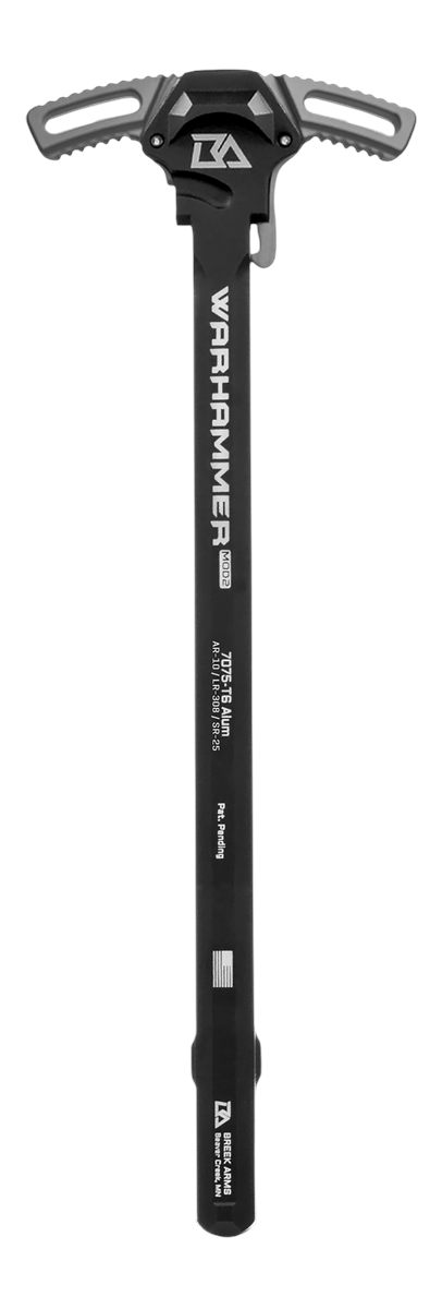 Breek Arms BRK530MGRAY Warhammer Mod2 AR-10/LR-308 Gray 7075-T6 Aluminum Am