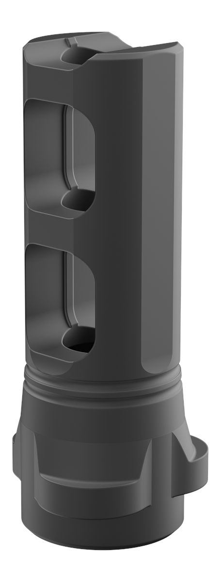 Breek Arms BRK4311 LOK 3QD Gemini Dual-Port Black Nitride Steel 5/8inx24 Th