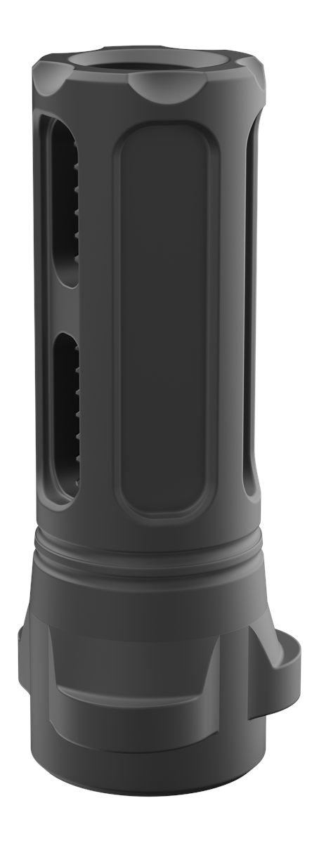 Breek Arms BRK4320 Sentinel Caged Flash Hider Black Nitride Steel 1/2inx28