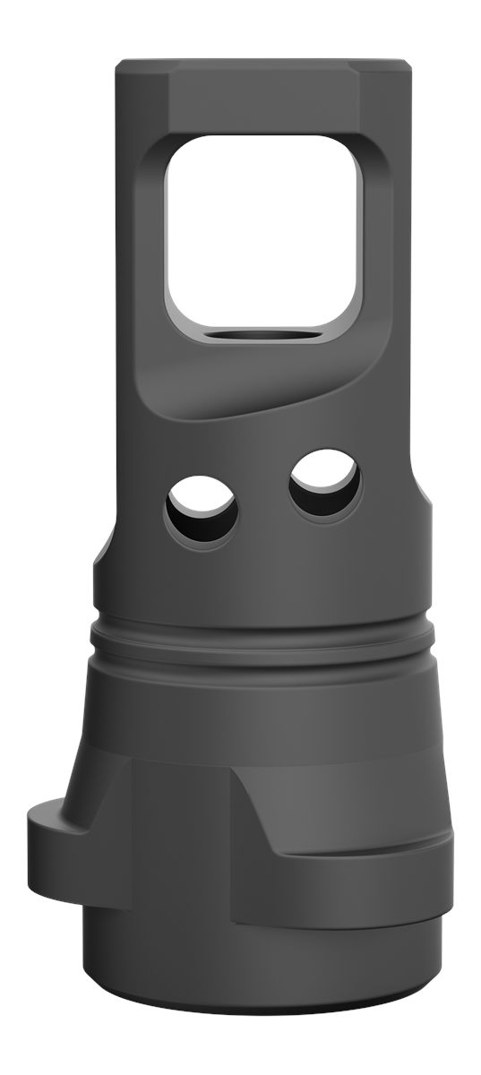 Breek Arms BRK4330 Echo Single Port Muzzle Brake Black Nitride Steel 1/2inx