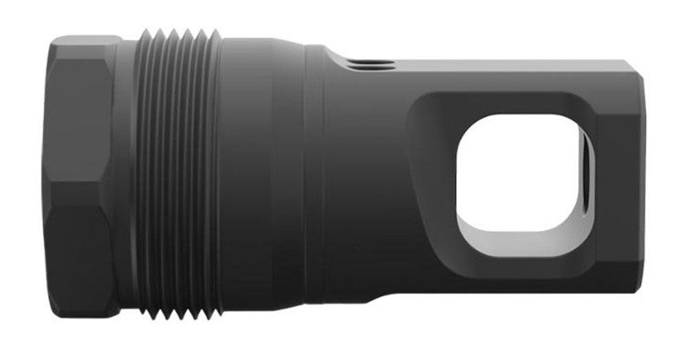 Breek Arms BRK4430 Echo Single Port Plan B Black Nitride Steel 1/2inx28 Thr view 3