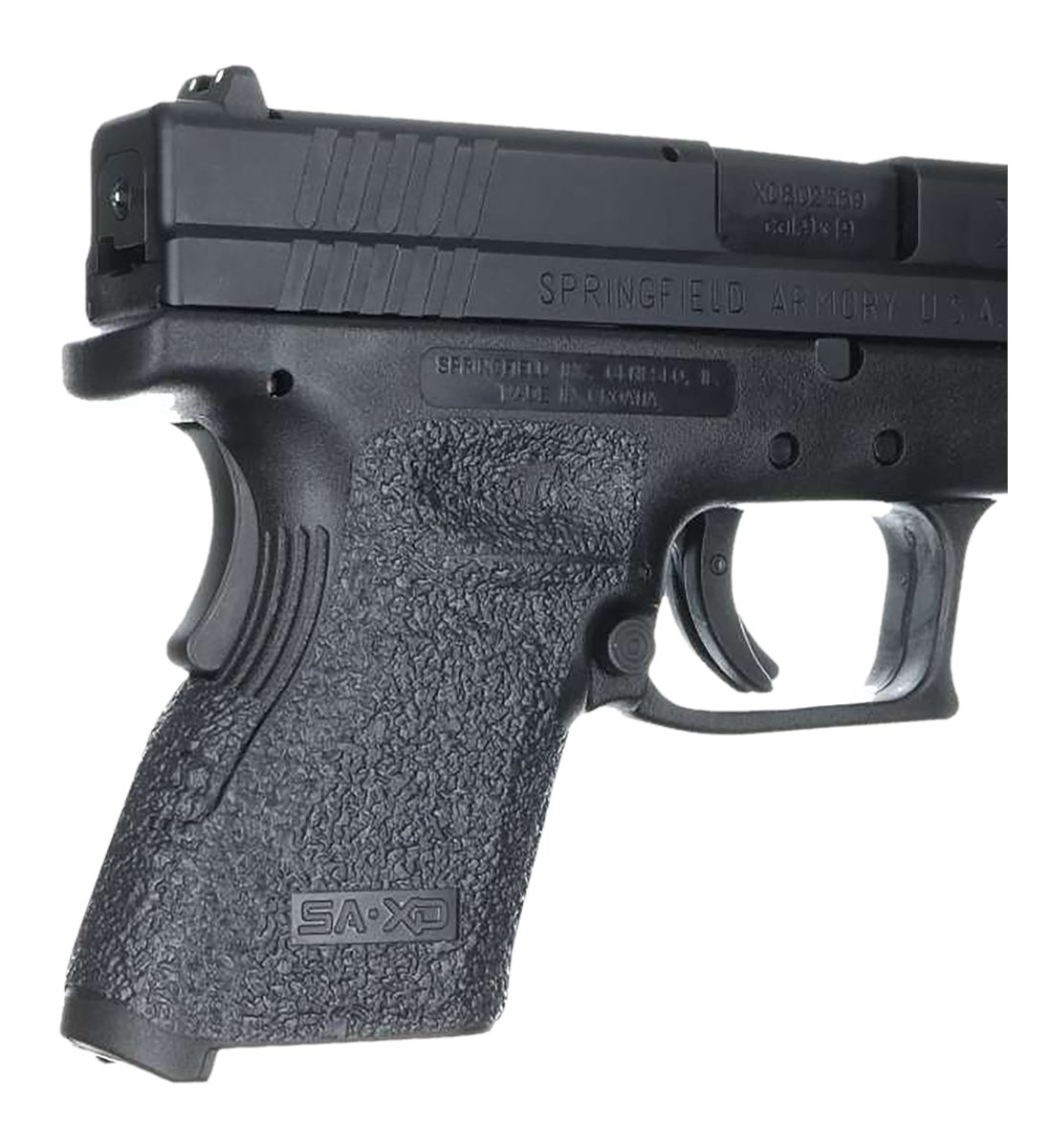 Talon Grips 203R Adhesive Textured Black Rubber for Springfield XD Subcompa