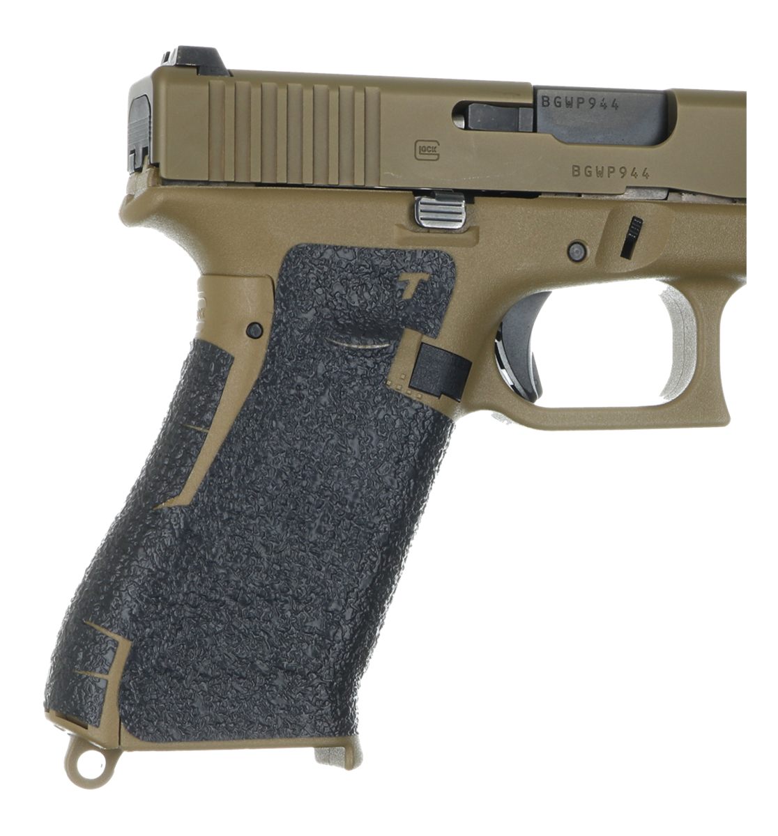Talon Grips EV01R Adhesive Textured Black Rubber, Fits Full-Size Glock Gen