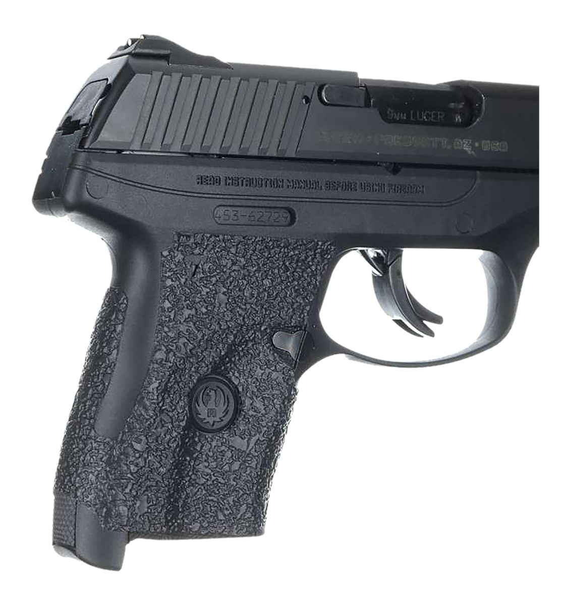 Talon Grips 508R Adhesive Textured Black Rubber for Ruger LC9s, EC9s