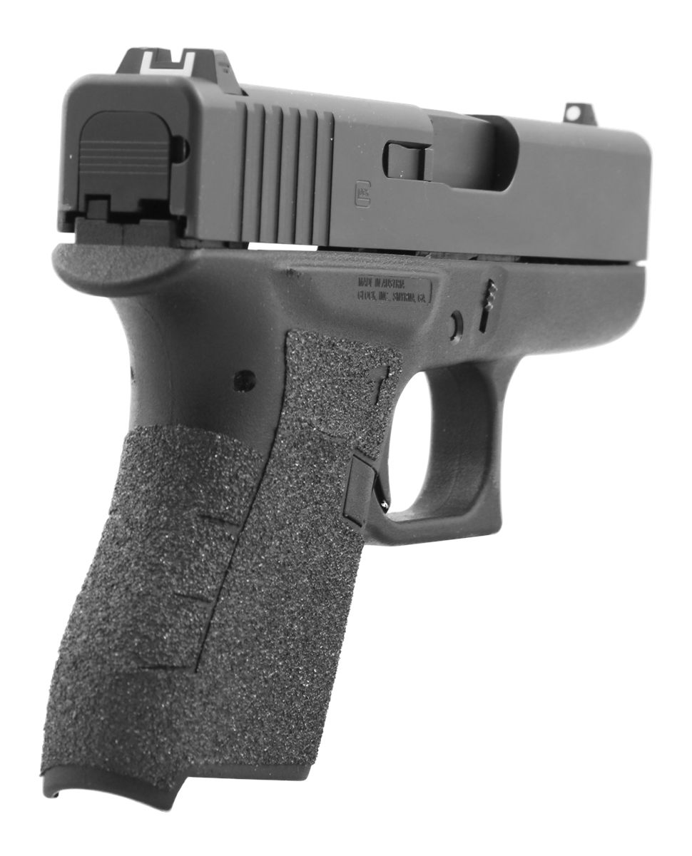 Talon Grips 100G Adhesive Compatible w/Glock 43, Black Aggressive Textured
