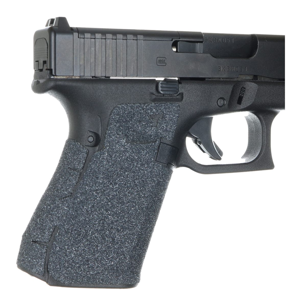 Talon Grips 382G Adhesive Glock Gen5 19/23/25/32/38/44 w/No Backstrap, Blac