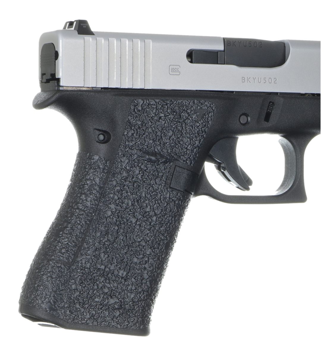 Talon Grips 385R Adhesive Textured Black Rubber for Glock 43X, 48