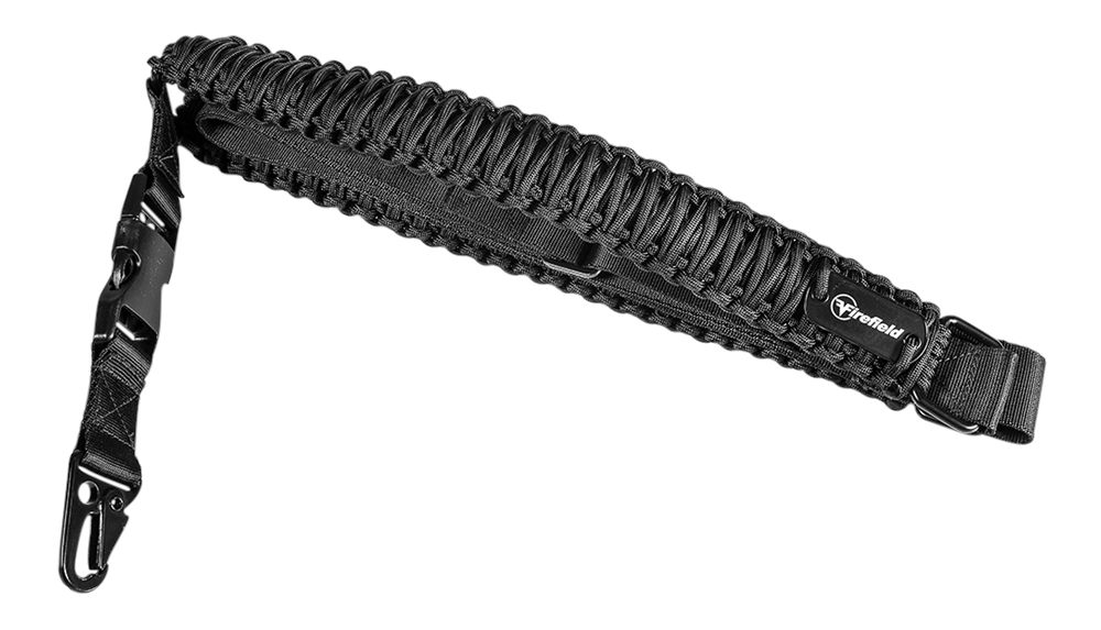 Sellmark Firefield FF46000 Single Point Tactical Sling Black Nylon Paracord