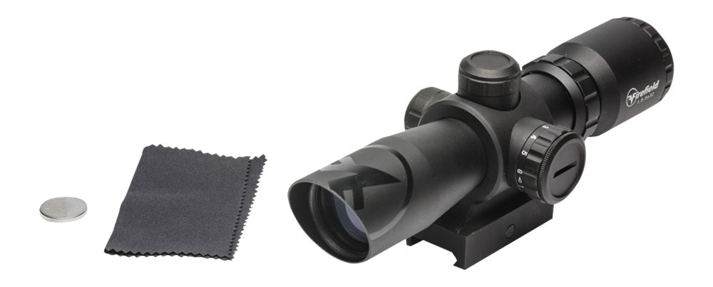 Sellmark Firefield FF13061 Barrage Matte Black 1.5-5x32mm Illuminated Red/G