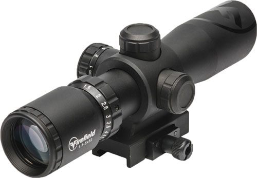 Sellmark Firefield FF13061 Barrage Matte Black 1.5-5x32mm Illuminated Red/G view 3