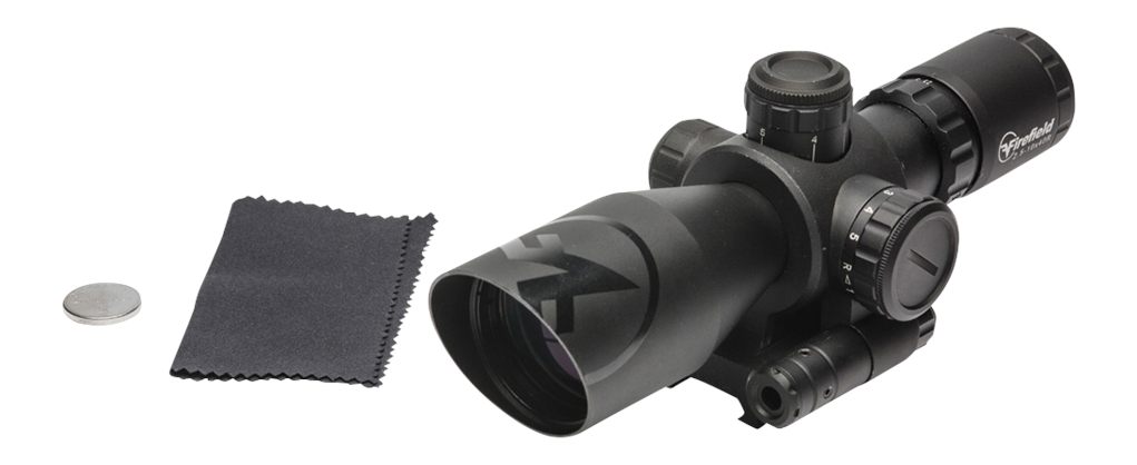 Sellmark Firefield FF13065 Barrage w/Red Laser Matte Black 2.5-10x40mm Illu
