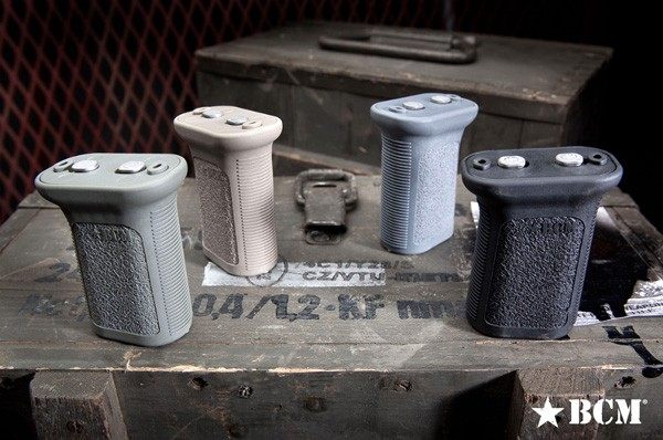 Bravo BCM VGSKMOD3BK Vertical Grip Mod 3 Made of Polymer With Black Finish view 2