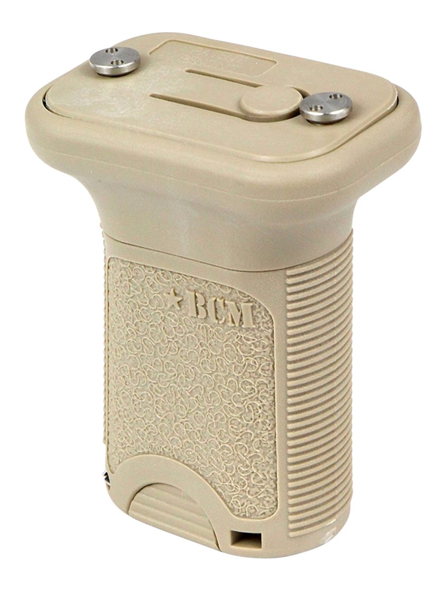 Bravo BCM VGSKMOD3FD Vertical Grip Mod 3 Made of Polymer With Flat Dark Ear