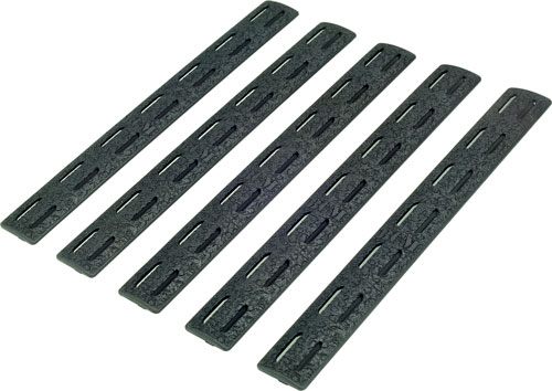 Bravo BCM Rail Panel KIT M-LOK 5.5in Black 5 Pack